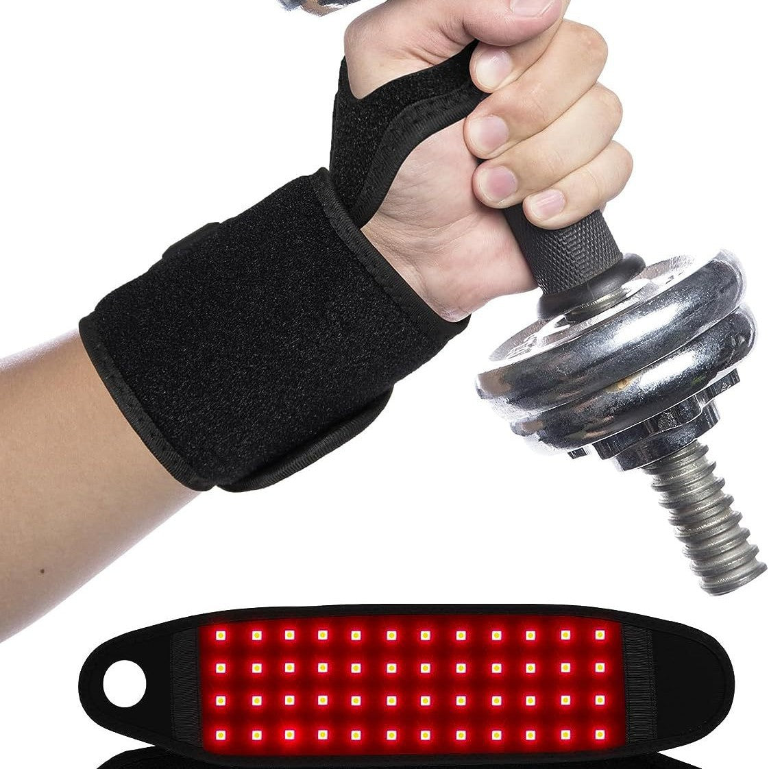 Red light therapy wristband