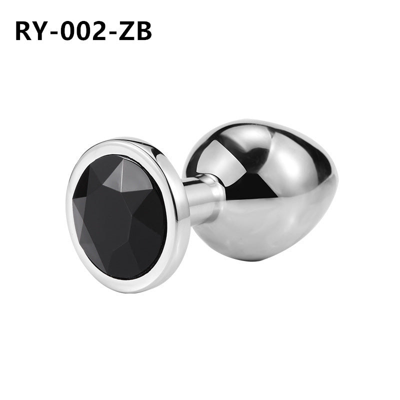 Adult erotic metal anal plugs