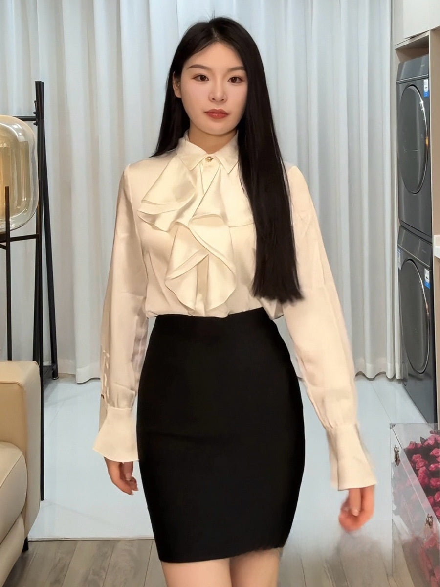 Women's High Elasticity Pencil Mini Skirt