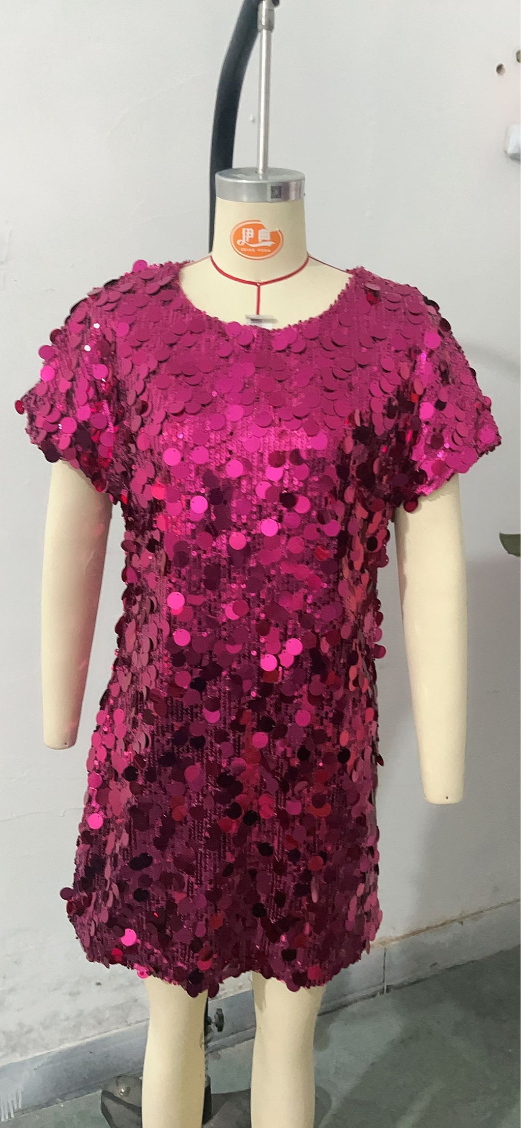 Womens Sequined Dress