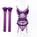 Underwear Silk Stitching See-through suit