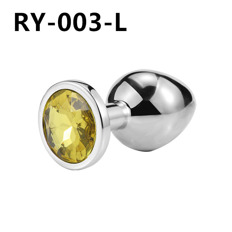 Adult erotic metal anal plugs