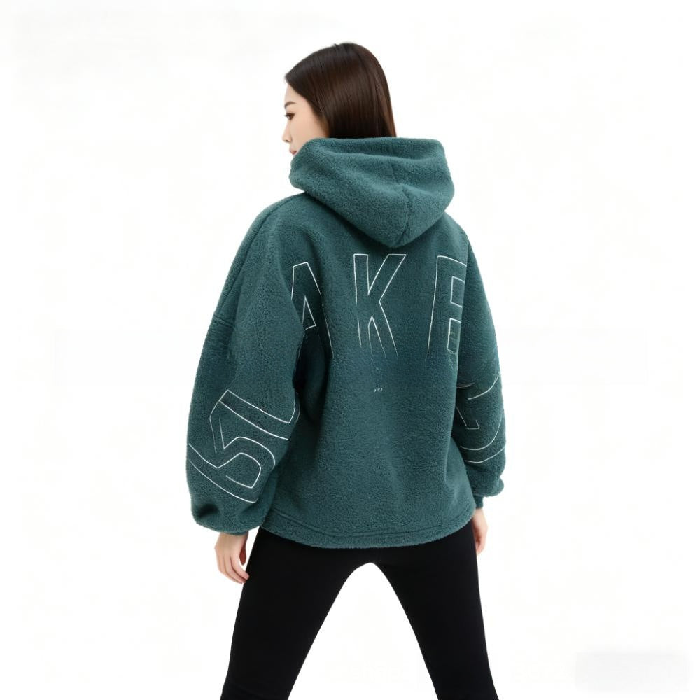 Womens Hooded Pullover Sweatshirt