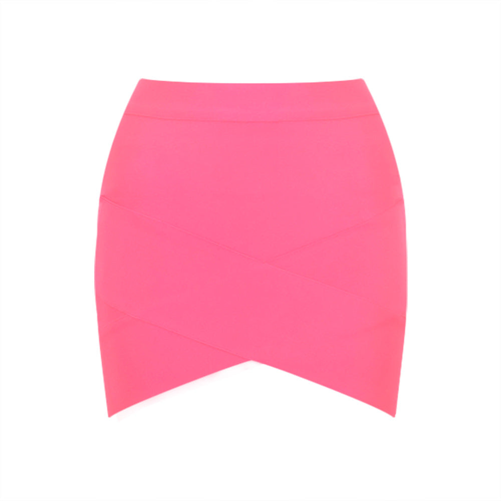 High Waist Bandage Mini Skirt