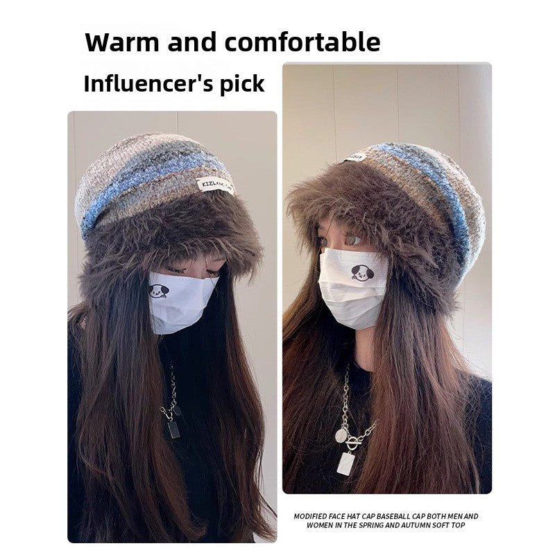 Womens Knitted Slouchy Beanie