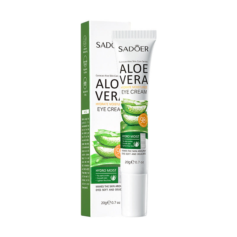 Full English Sadoer Aloe Vera Hydrating and Softening Eye Cream Essence Eye Cream Series Cross-Border Foreign Trade Wholesale