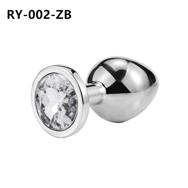 Adult erotic metal anal plugs