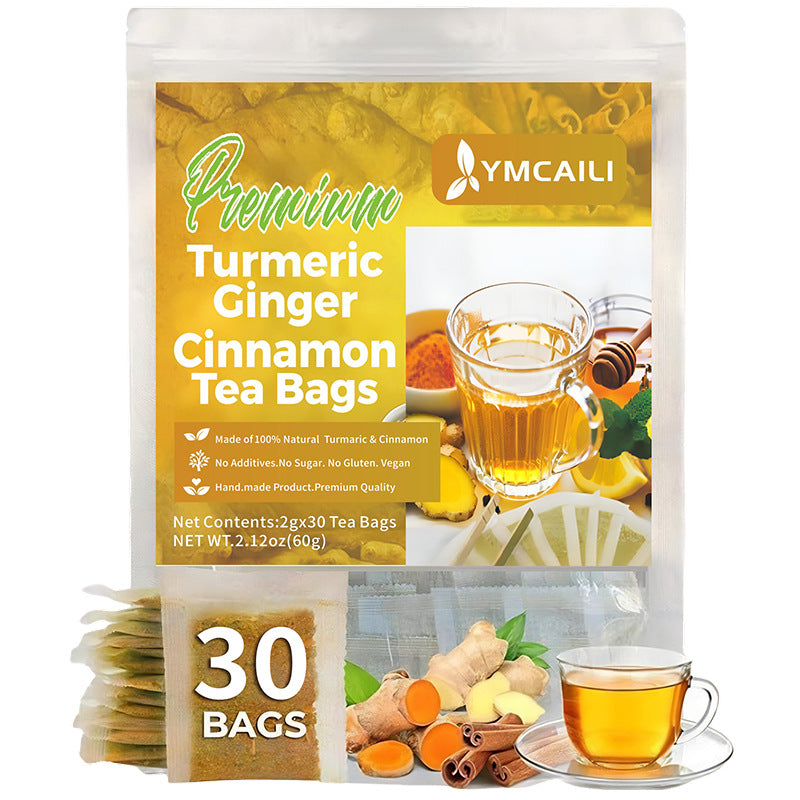 Premium Turmeric Ginger Cinnamon Tea Bags