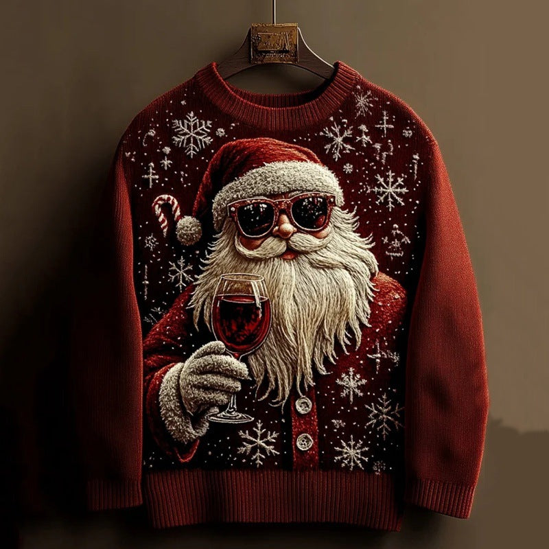 Animal Print Womens Pullover Sweater