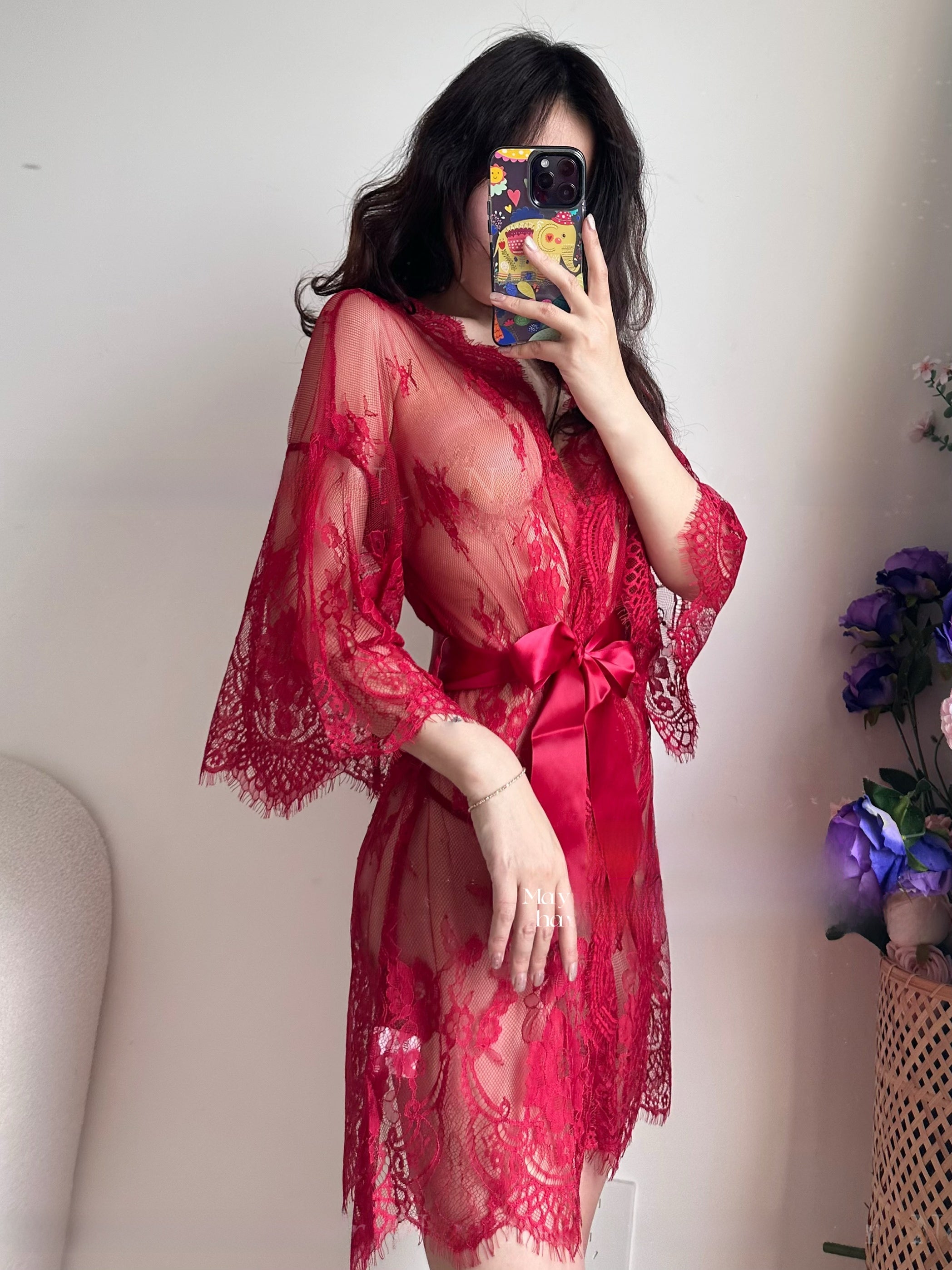 Lace nightgown