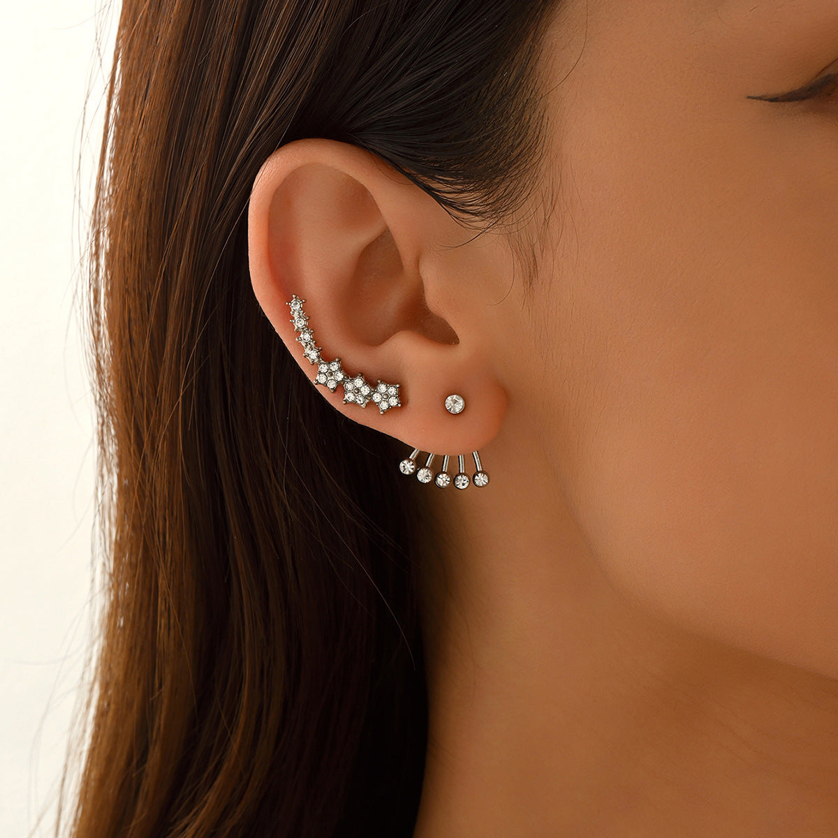 Rhinestone earrings