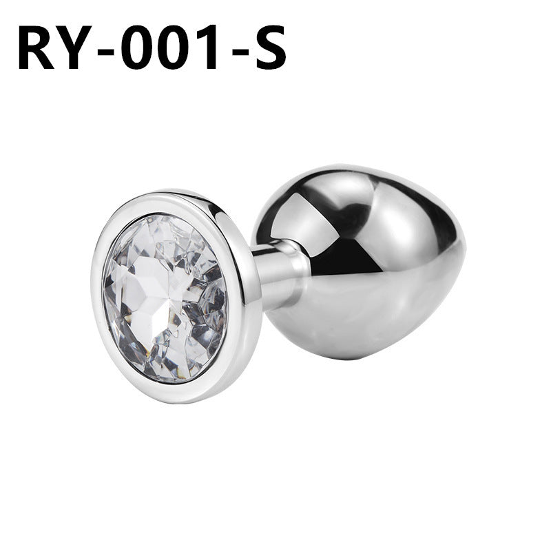Adult erotic metal anal plugs