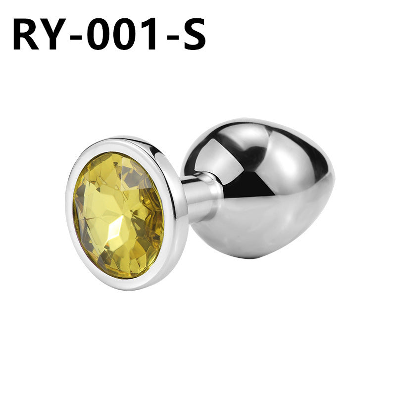 Adult erotic metal anal plugs