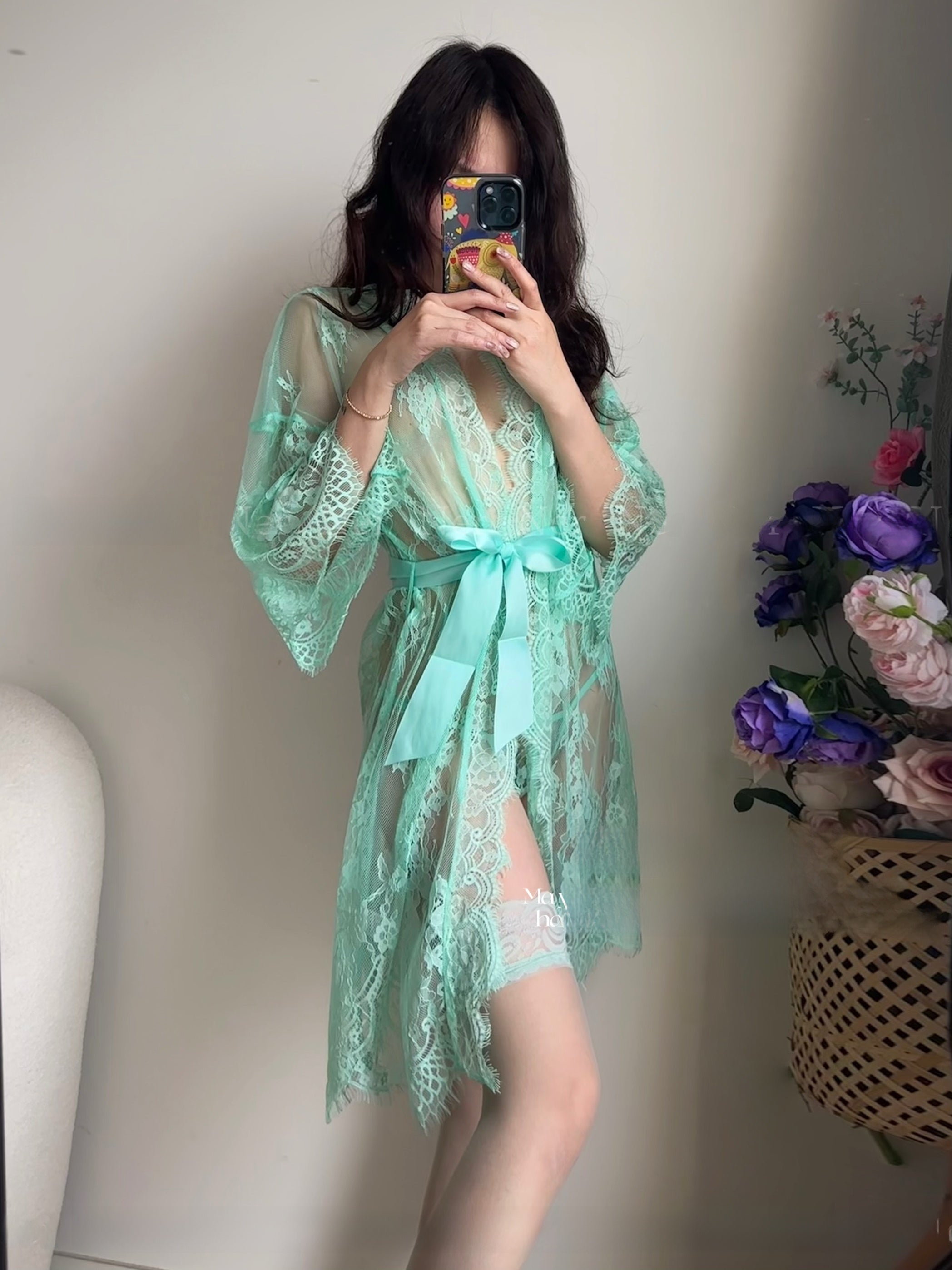 Lace nightgown