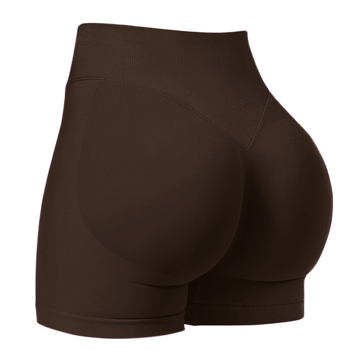Womens High-Waisted Yoga Fitness Shorts