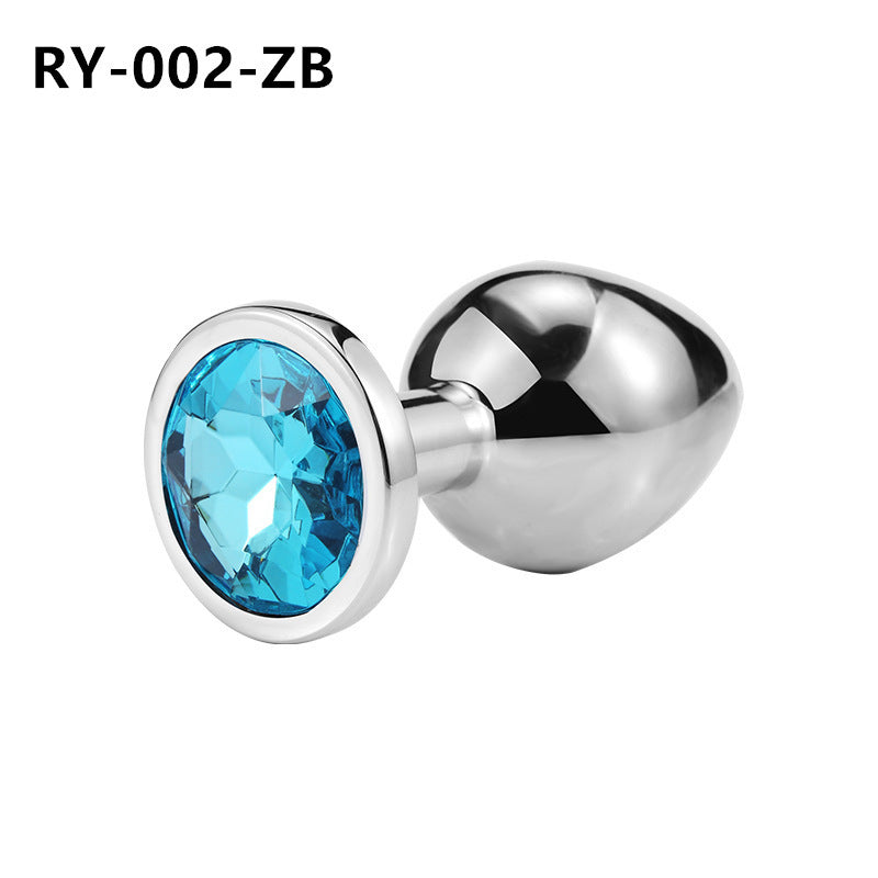 Adult erotic metal anal plugs