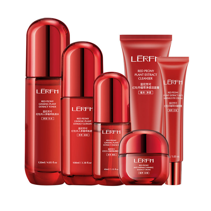 Red Peony Anti-Wrinkle Hydrating Skincare Set