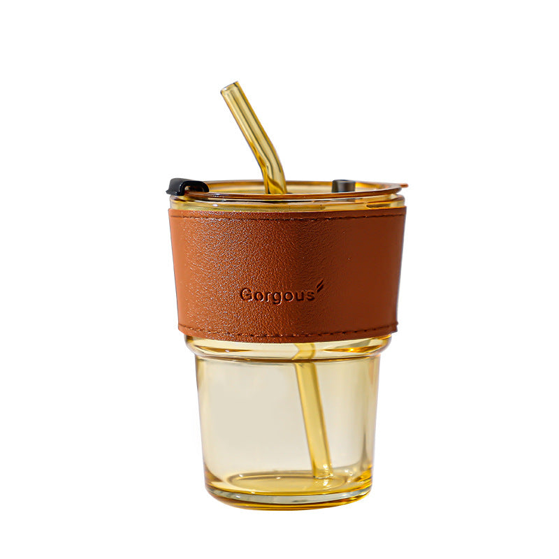 Coffee straw cup
