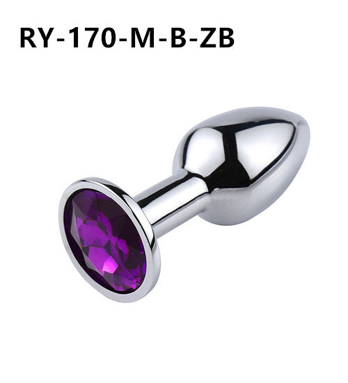 Adult erotic metal anal plugs