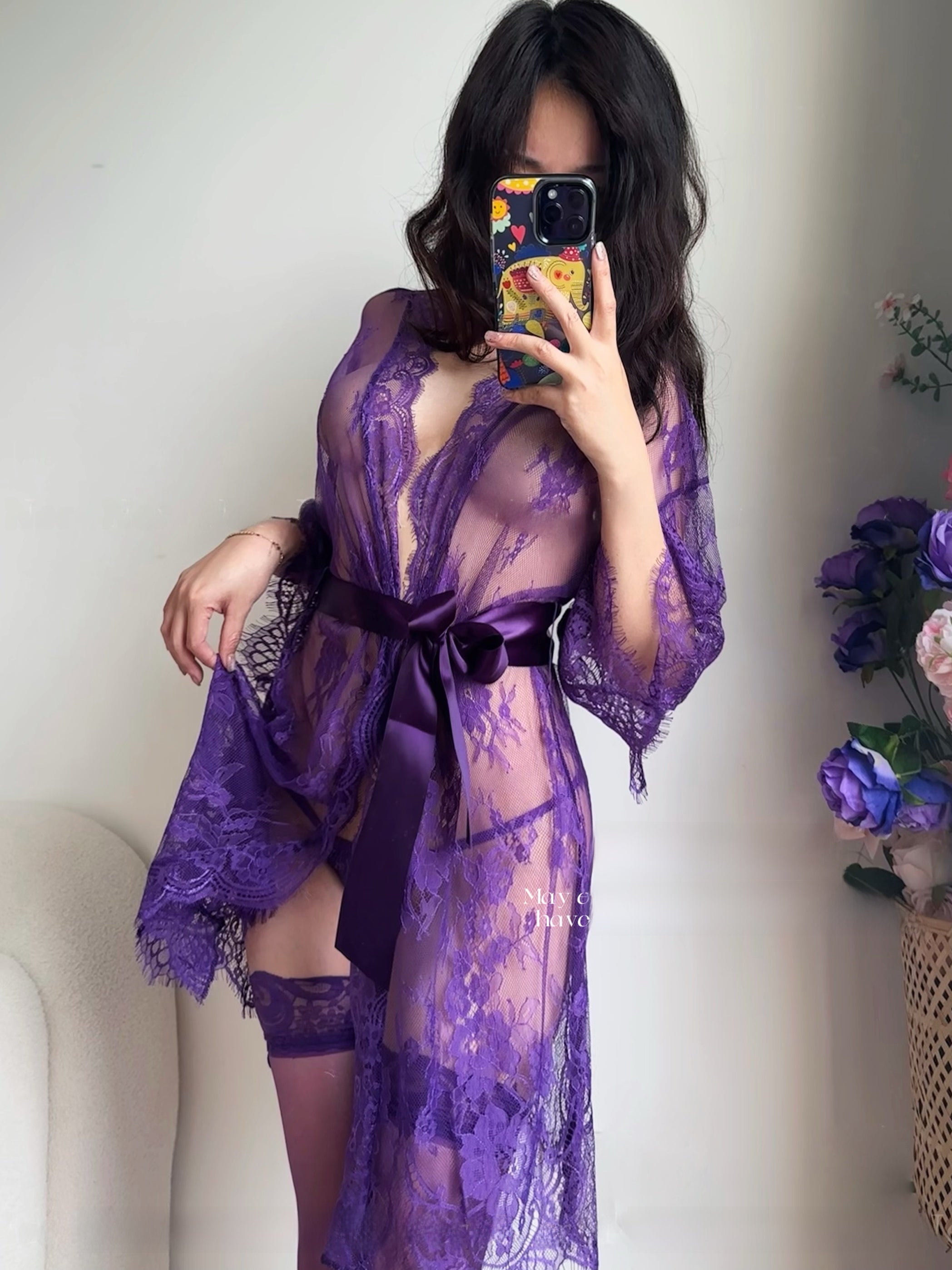 Lace nightgown