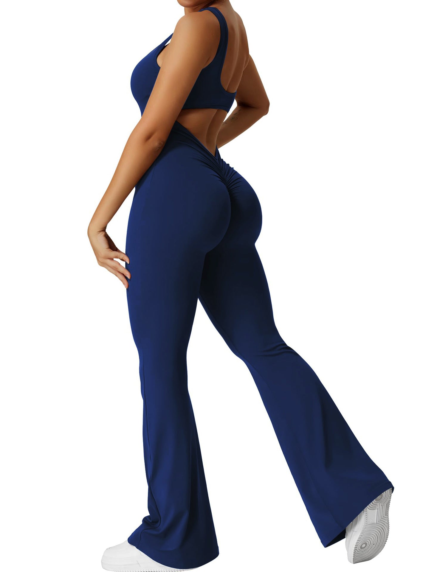Womens Slim Fit Yoga Jumpsuit
