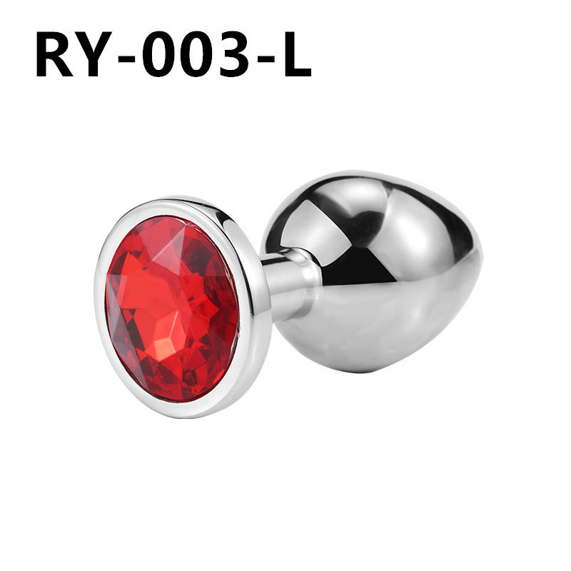 Adult erotic metal anal plugs