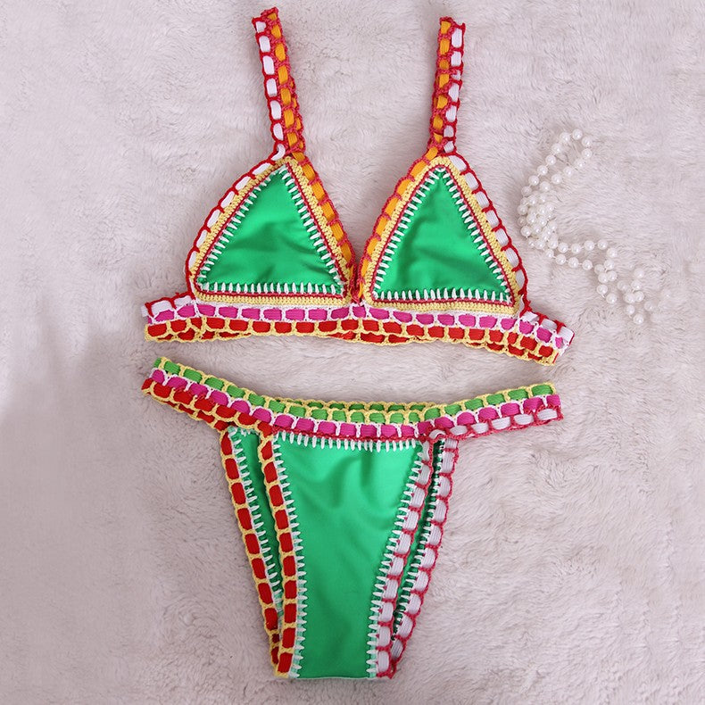 Women's Hand-Knitted Bikini Swimwear