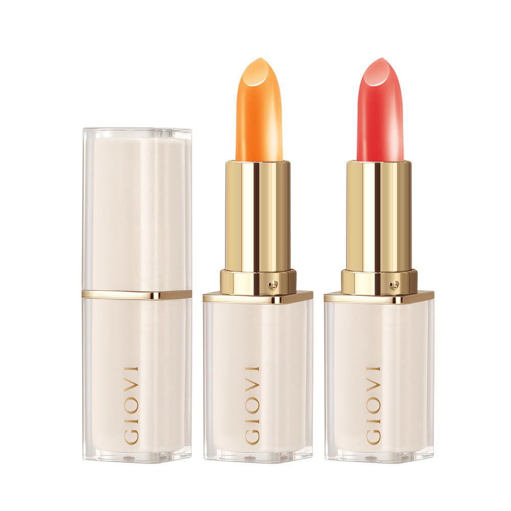 Temperature-changing lipstick