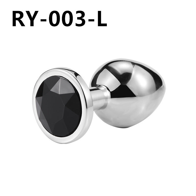 Adult erotic metal anal plugs