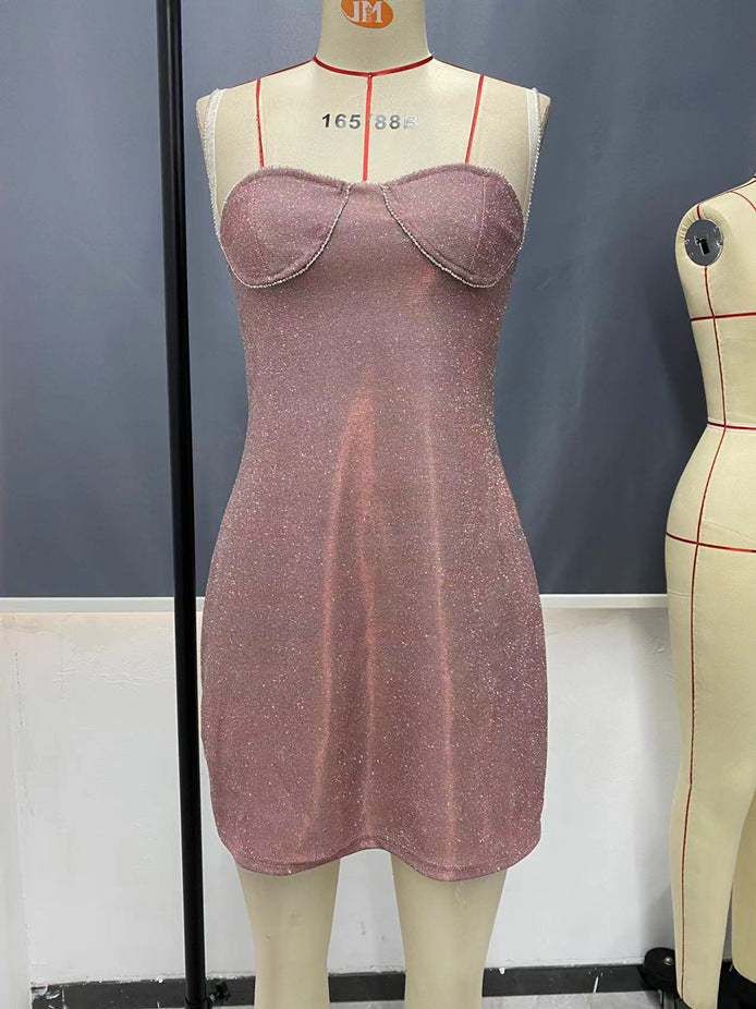 Solid-color, stylish, body-hugging one-step skirt for commuting