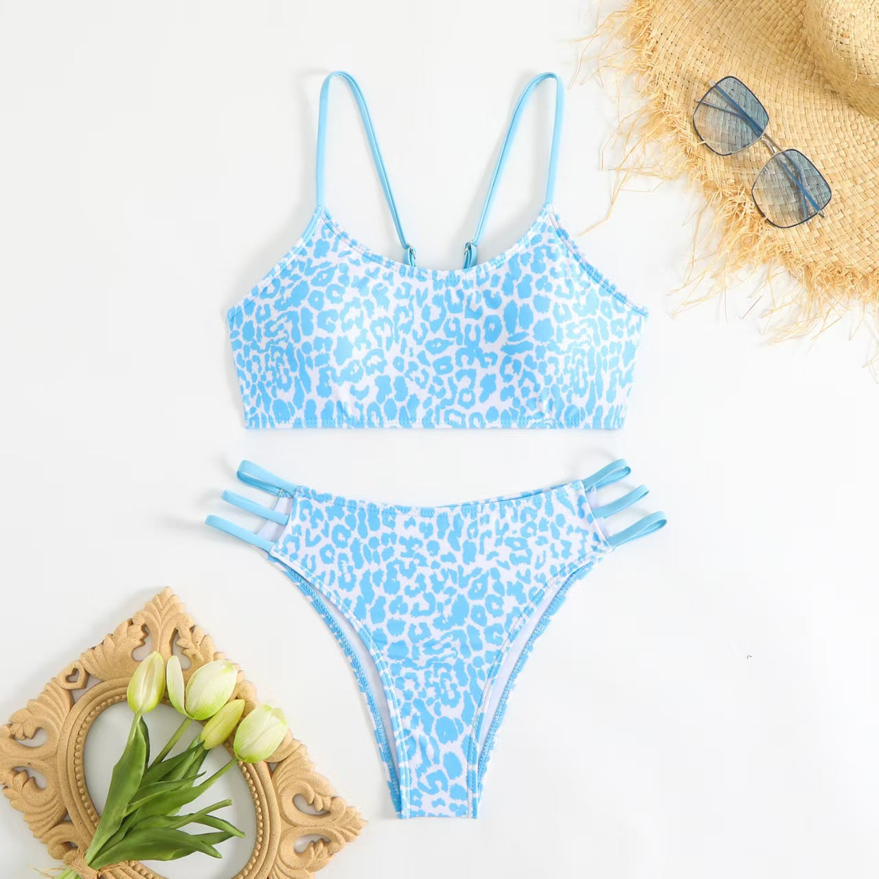 Sexy leopard print bikini