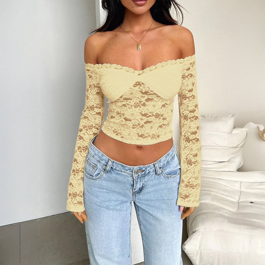 Sexy long-sleeve T-shirt