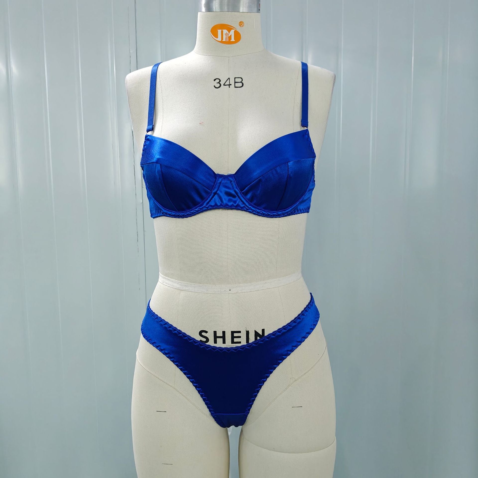 Elegant Satin Bra and Underwear Set