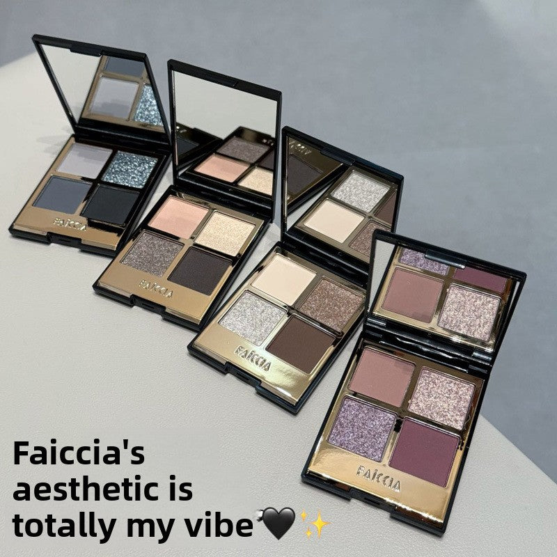 Four-color eyeshadow palette