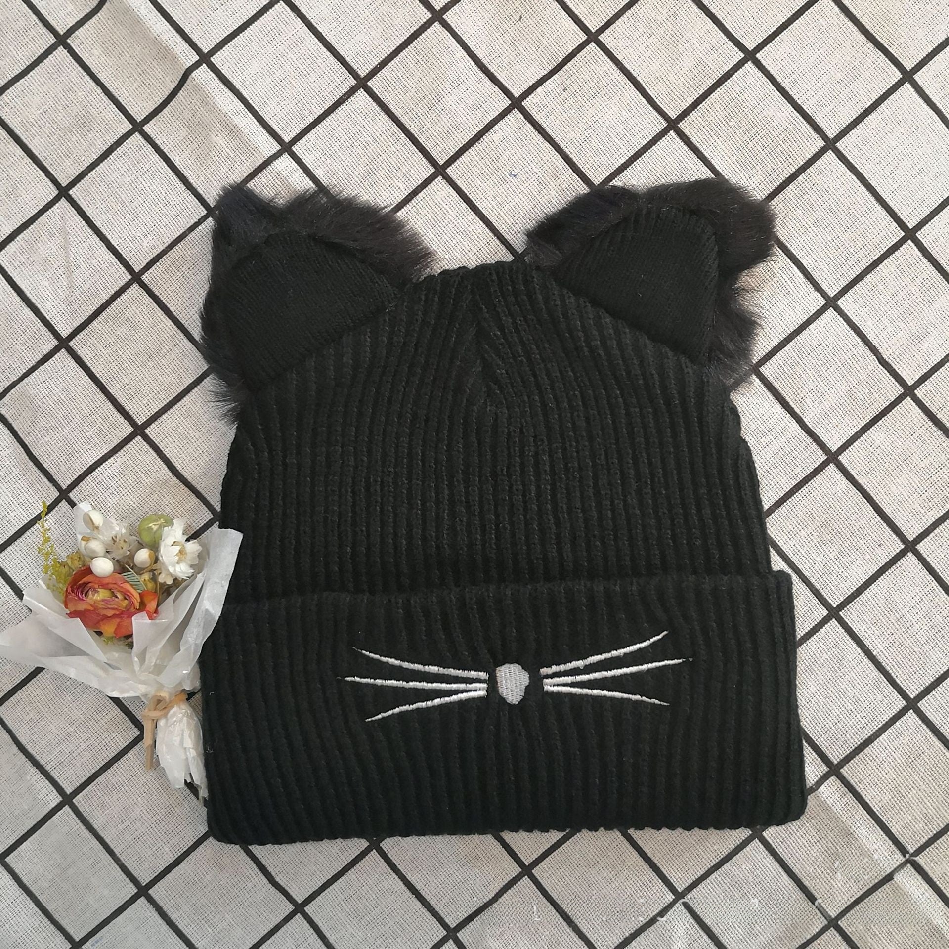 Knitted Cat Hat