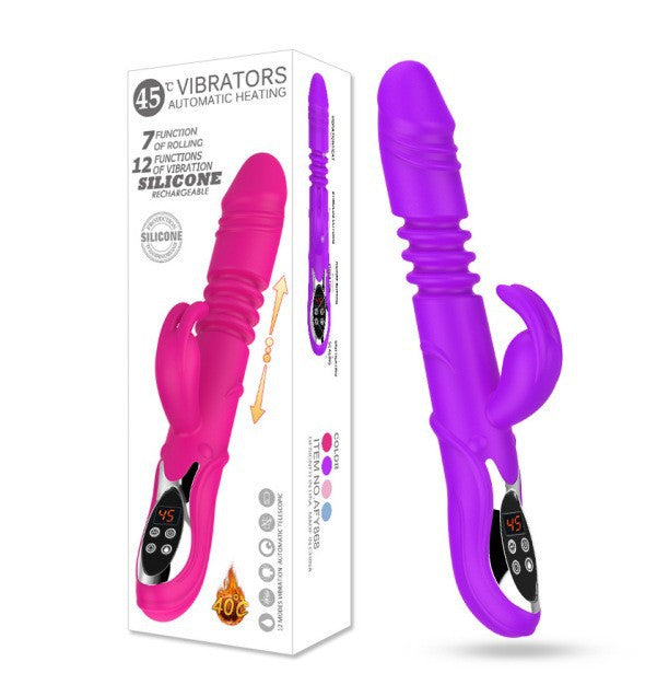 Heated and expandable rabbit vibration rod