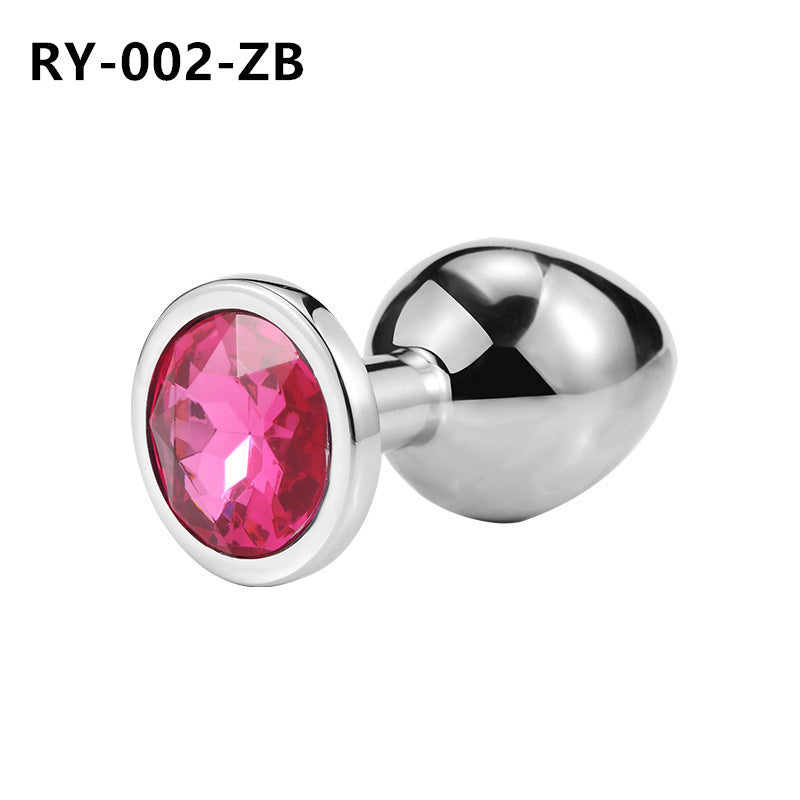 Adult erotic metal anal plugs