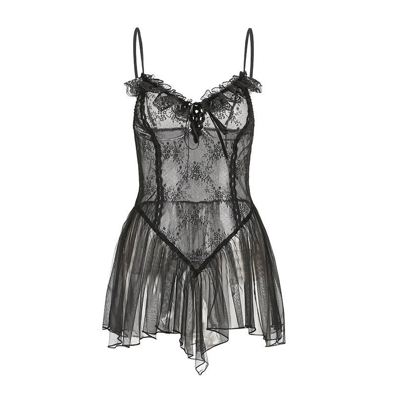 Sexy Lingerie Set with Mesh and Lace