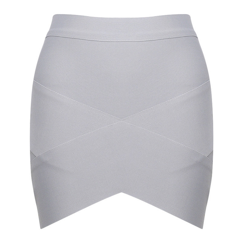 High Waist Bandage Mini Skirt