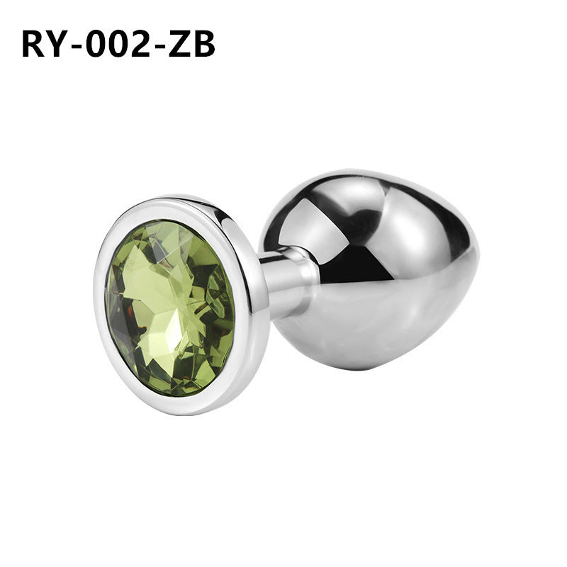 Adult erotic metal anal plugs