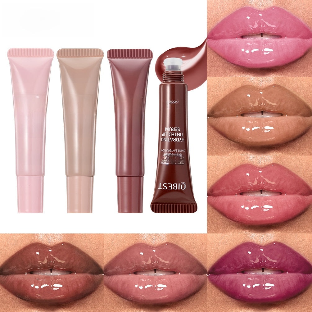 Colored lip gloss liquid