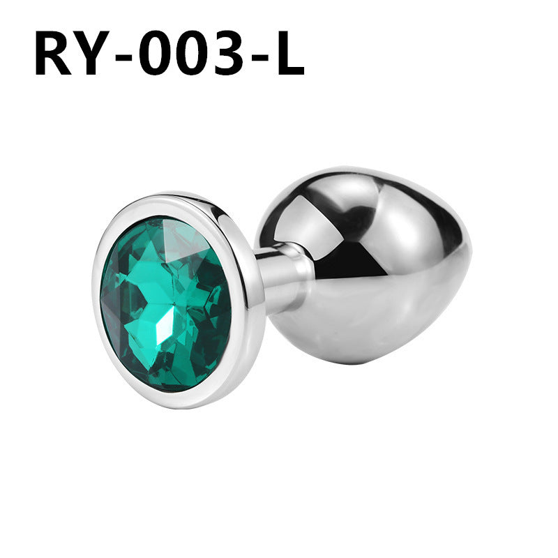Adult erotic metal anal plugs
