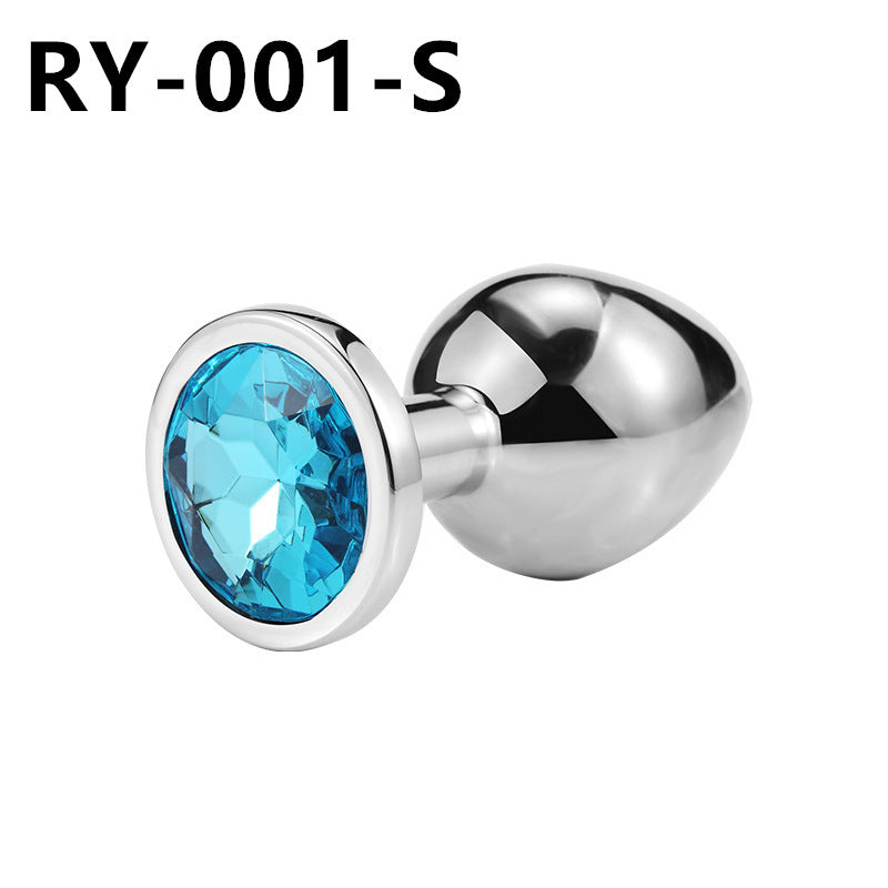 Adult erotic metal anal plugs