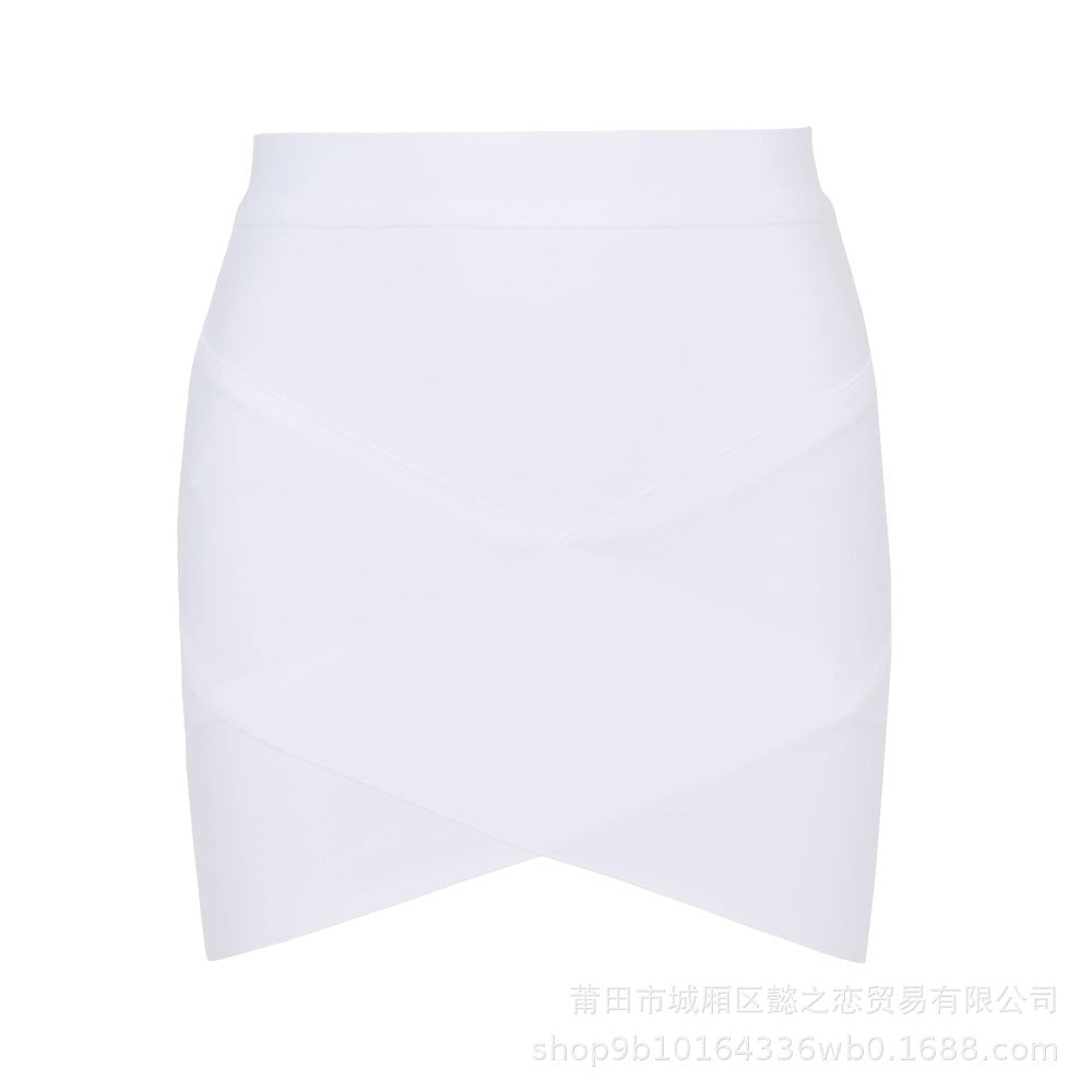 High Waist Bandage Mini Skirt