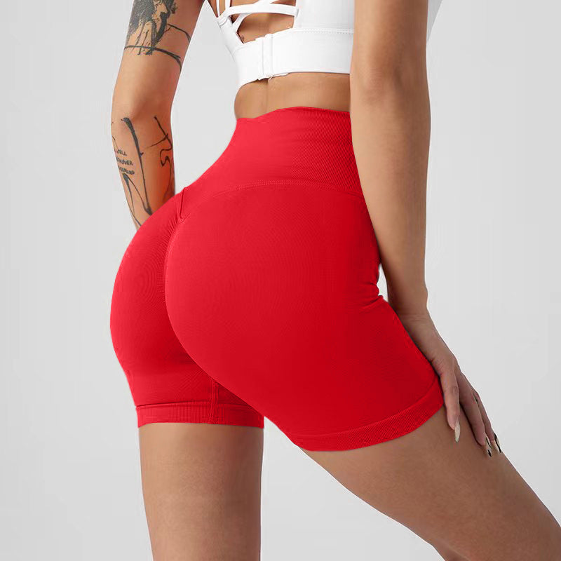 High-Waisted Yoga Shorts Breathable Sports Leggings