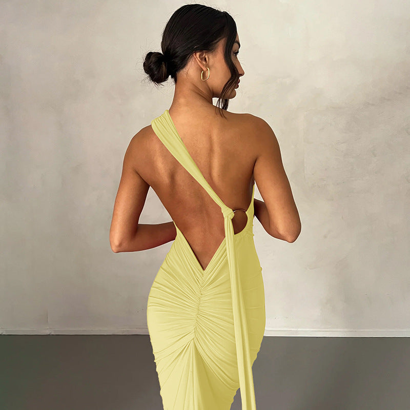 Sexy Backless Sleeveless Slim Fit Summer Dress