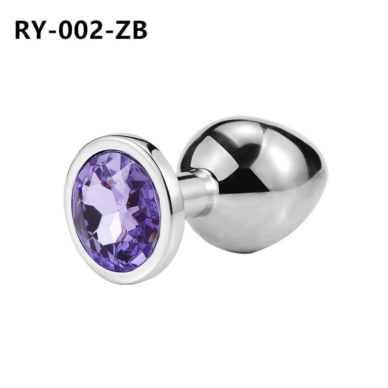 Adult erotic metal anal plugs
