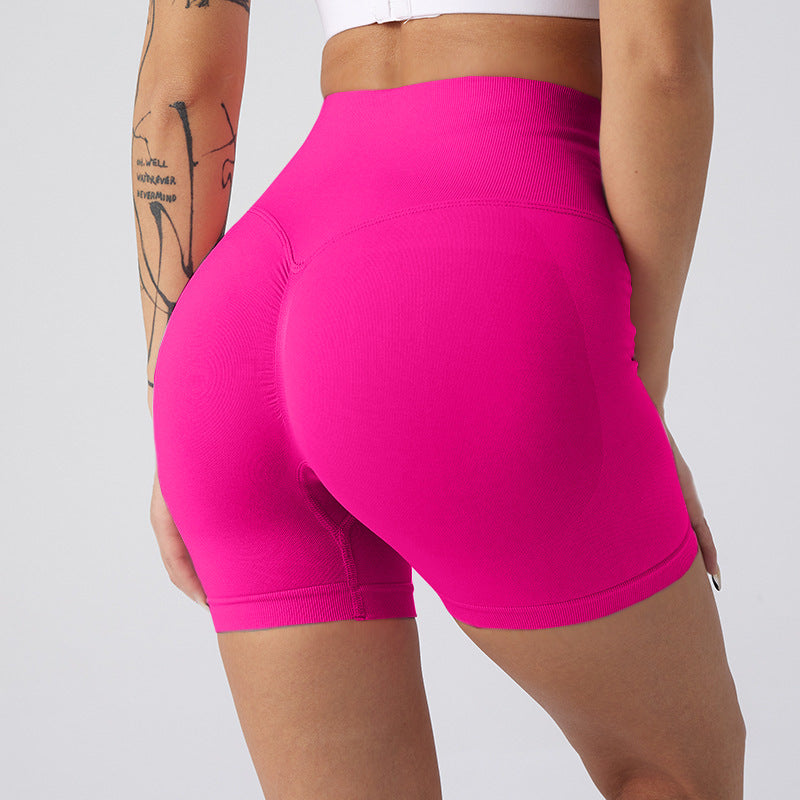 High-Waisted Yoga Shorts Breathable Sports Leggings
