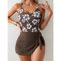 Fashion Printed Slim Fit One Piece Swimsuit