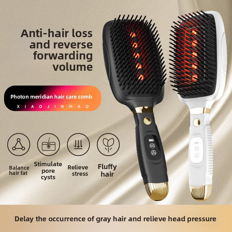 Red Light Microcurrent Hair Massage Comb